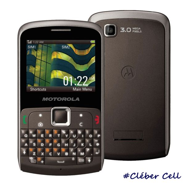 Celular Motorola EX115 MOTOKEY Smartphone, Dual Chip'